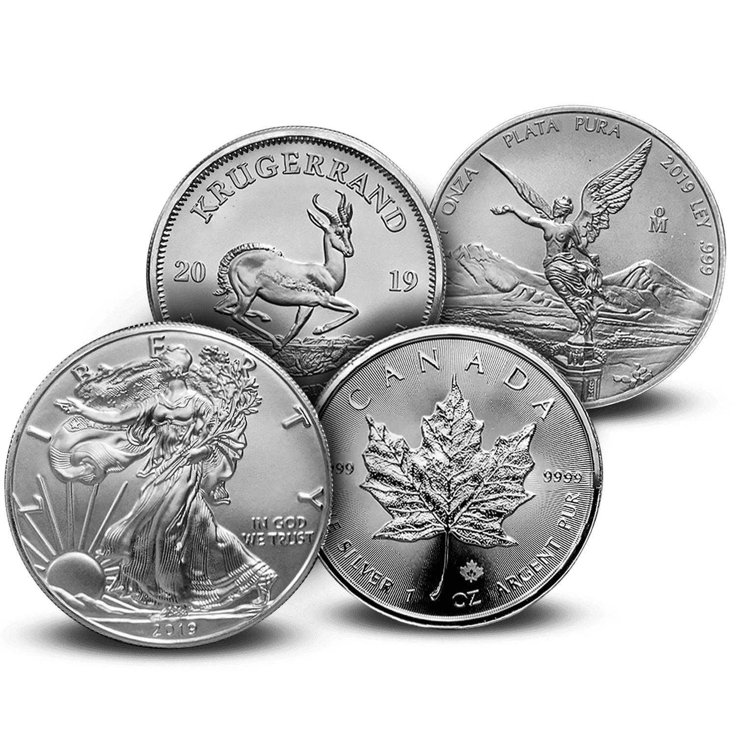 Modern &amp; Pre-1965 US Silver Coins, Foreign Silver Coins, Silver Bullion Bars, Generic Silver Rounds